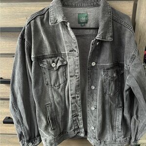 Target Wild Fable Black Denim Jacket